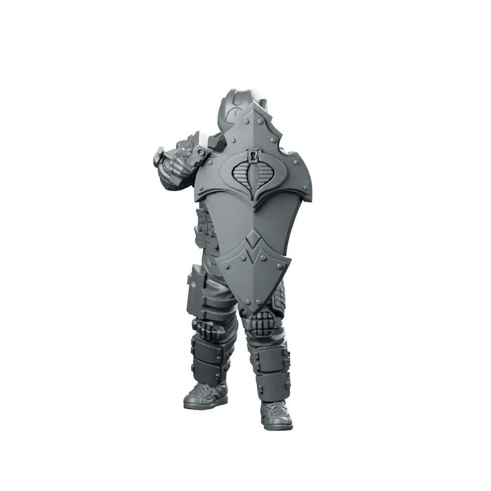 Cobra Alley Viper Trooper 4 Miniature Shielded Sci - Fi - Papsikels Miniatures - We Print Miniatures