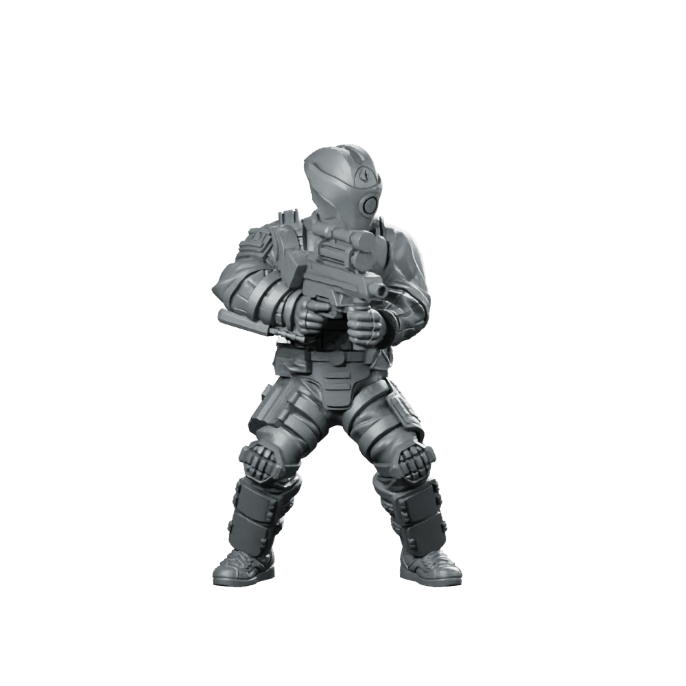 Cobra Alley Viper Trooper 5 Miniature Armoured Sci - Fi - Papsikels Miniatures - We Print Miniatures