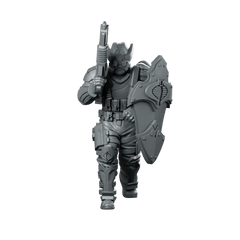 Cobra Alley Viper Trooper 7 Miniature Sci - Fi Shield - Papsikels Miniatures - We Print Miniatures