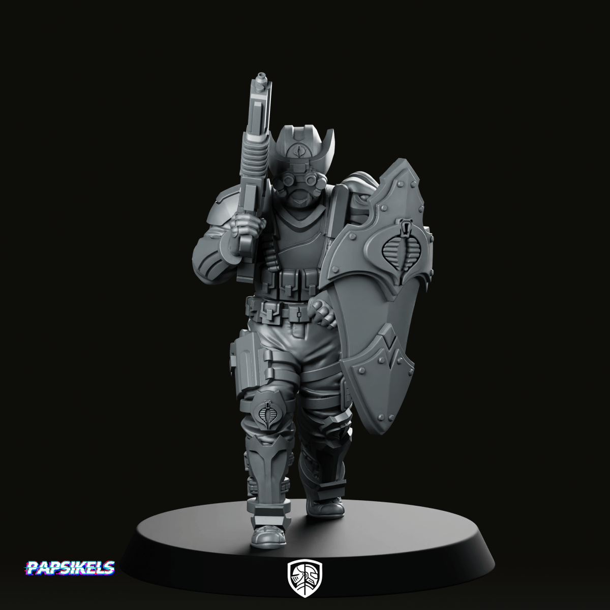 Cobra Alley Viper Trooper 7 Miniature - Papsikels Miniatures - We Print Miniatures