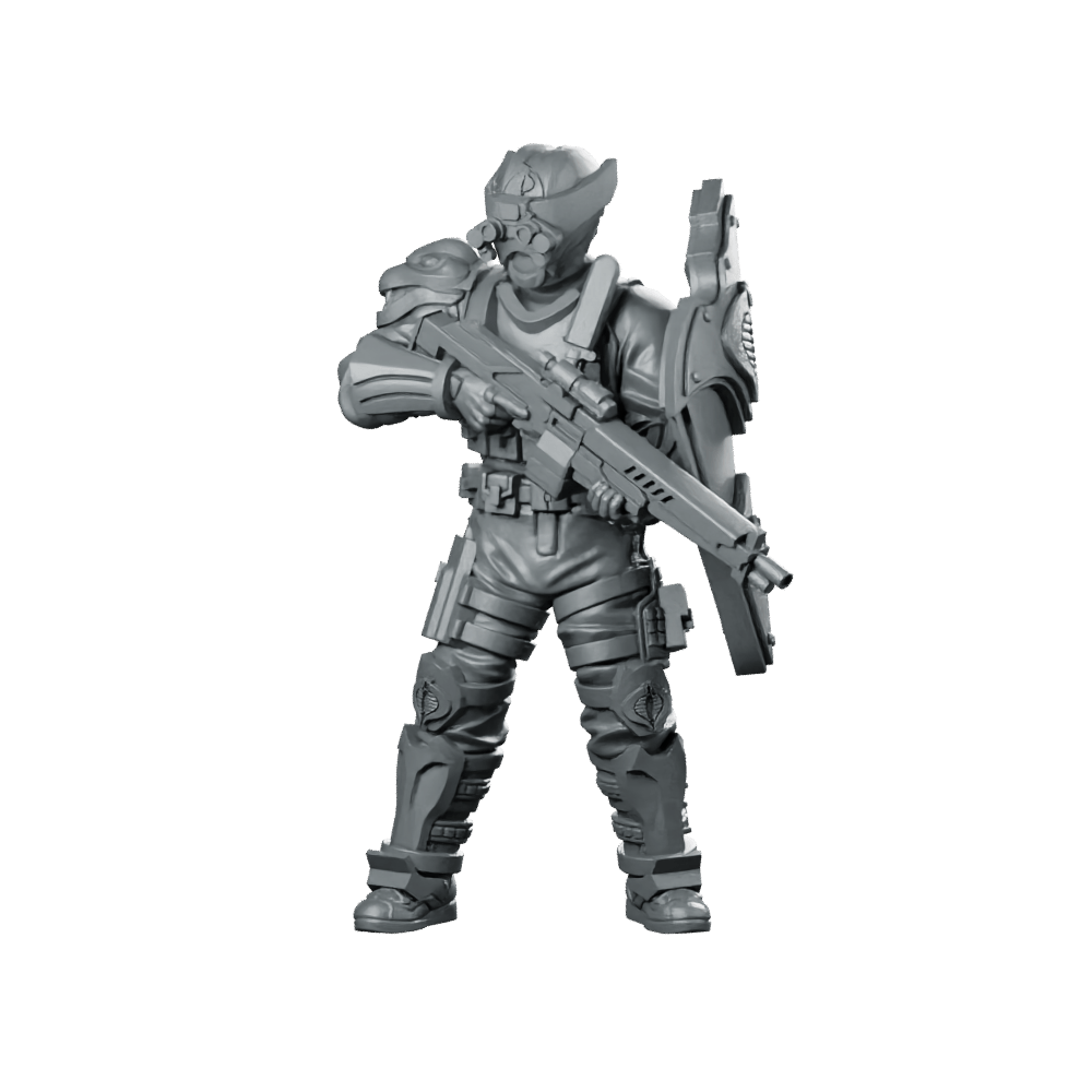 Cobra Alley Viper Trooper 9 Miniature Elite Sci - Fi - Papsikels Miniatures - We Print Miniatures