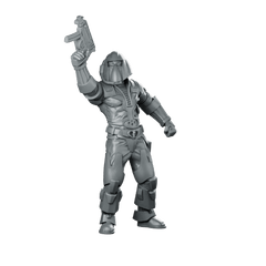 Cobra Army Impersonator Fred Four 1 Miniature Cyberpunk - Papsikels Miniatures - We Print Miniatures