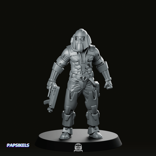 Cobra Army Impersonator Fred Four 2 2 Miniature - Papsikels Miniatures - We Print Miniatures