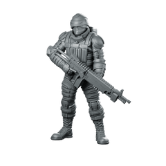 Cobra Army Saw Viper Heavy Machinegunner 1 Miniature - Papsikels Miniatures - We Print Miniatures