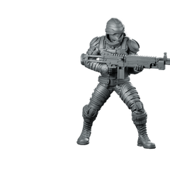 Cobra Army Saw Viper Heavy Machinegunner 3 Miniature - Papsikels Miniatures - We Print Miniatures