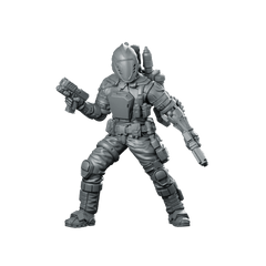 Cobra Battle Android Trooper 1 Miniature Jetpack - Papsikels Miniatures - We Print Miniatures