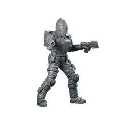 Cobra Battle Android Trooper 2 Miniature Sci - Fi Armcannon - Papsikels Miniatures - We Print Miniatures