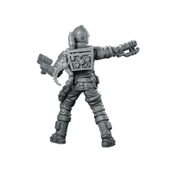Cobra Battle Android Trooper 2 Miniature Sci - Fi Armcannon - Papsikels Miniatures - We Print Miniatures