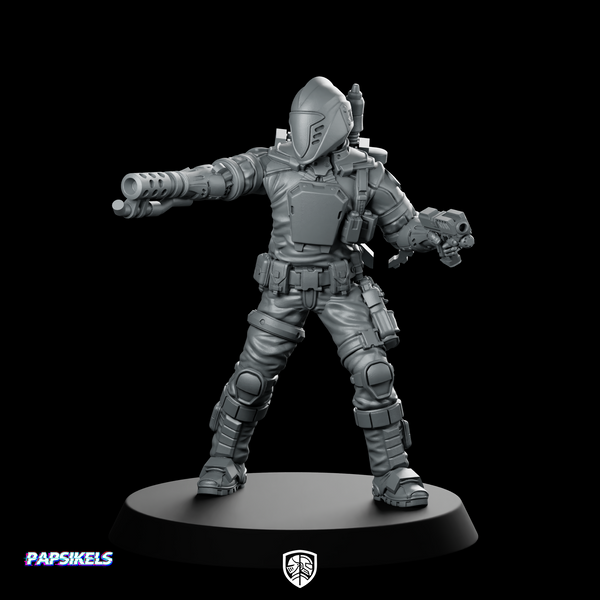 Cobra Battle Android Trooper 2 Miniature Sci-Fi Armcannon