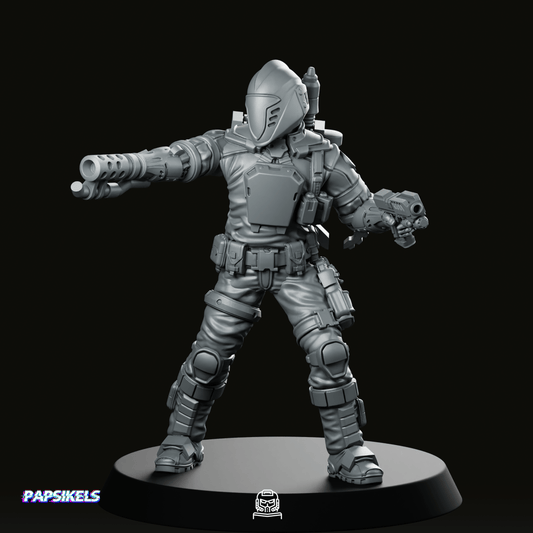 Cobra Battle Android Trooper 2 Miniature - Papsikels Miniatures - We Print Miniatures