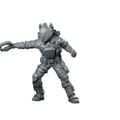 Cobra Battle Android Trooper 4 Miniature Laser - Papsikels Miniatures - We Print Miniatures