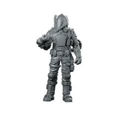 Cobra Battle Android Trooper 5 Miniature Sci - Fi Soldier - Papsikels Miniatures - We Print Miniatures