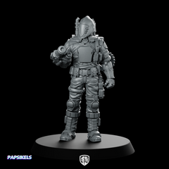 Cobra Battle Android Trooper 5 Miniature Sci-Fi Soldier