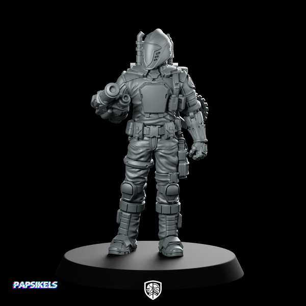 Cobra Battle Android Trooper 5 Miniature Sci-Fi Soldier