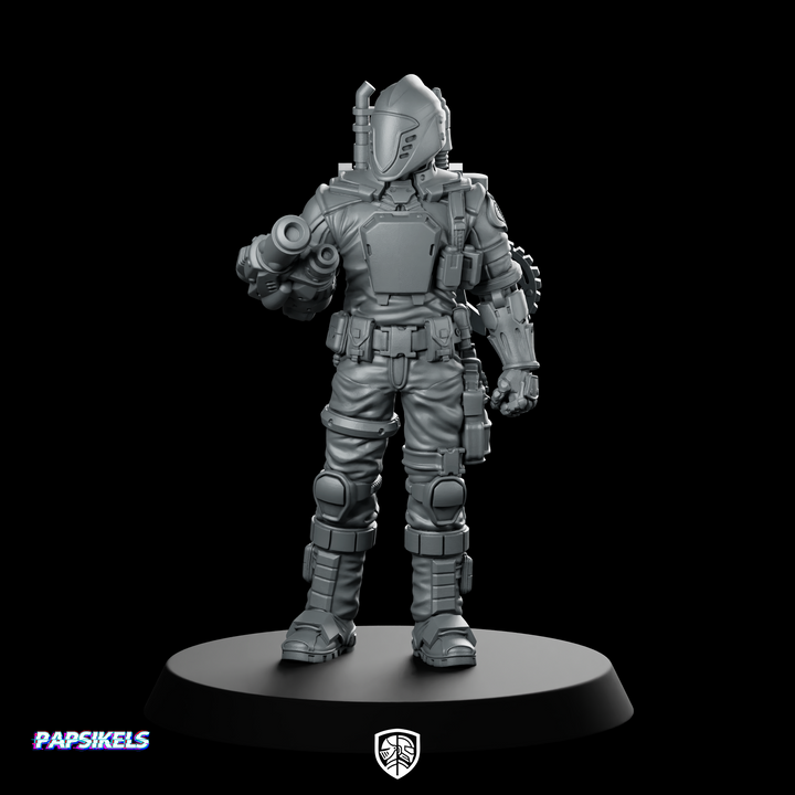 Cobra Battle Android Trooper 5 Miniature Sci-Fi Soldier
