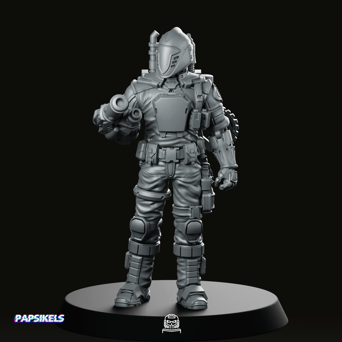 Cobra Battle Android Trooper 5 Miniature - Papsikels Miniatures - We Print Miniatures