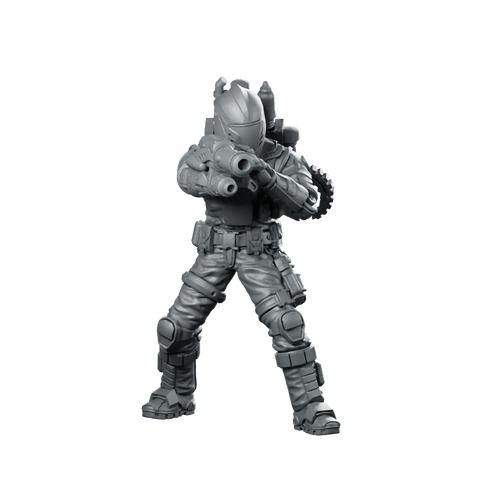 Cobra Battle Android Trooper 6 Miniature Sci - Fi Resin - Papsikels Miniatures - We Print Miniatures