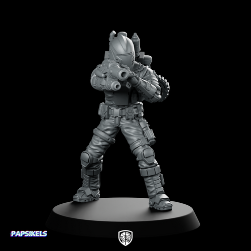 Cobra Battle Android Trooper 6 Miniature Sci-Fi Resin