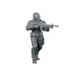 Cobra Infantry Trooper 4 Miniature Tactical Rifleman - Papsikels Miniatures - We Print Miniatures