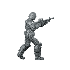 Cobra Infantry Trooper 4 Miniature Tactical Rifleman - Papsikels Miniatures - We Print Miniatures