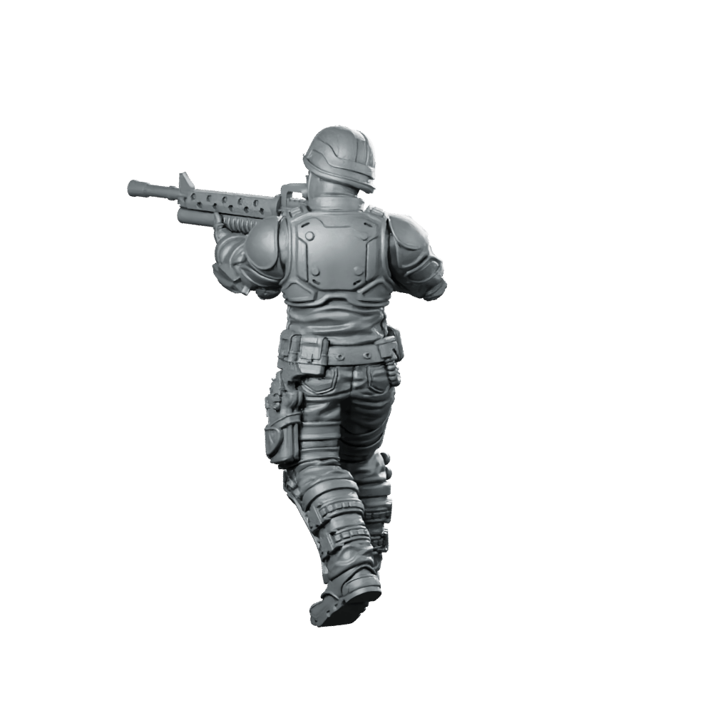Cobra Infantry Trooper 4 Miniature Tactical Rifleman - Papsikels Miniatures - We Print Miniatures