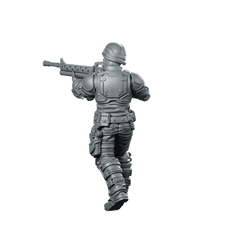 Cobra Infantry Trooper 4 Miniature Tactical Rifleman - Papsikels Miniatures - We Print Miniatures