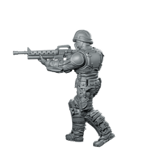 Cobra Infantry Trooper 4 Miniature Tactical Rifleman - Papsikels Miniatures - We Print Miniatures