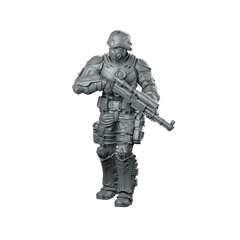 Cobra Infantry Trooper 5 Miniature Sci - Fi Armed Soldier - Papsikels Miniatures - We Print Miniatures