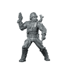 Cobra Infantry Trooper 6 Miniature Sci - Fi Soldier - Papsikels Miniatures - We Print Miniatures
