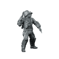 Cobra Infantry Trooper 6 Miniature Sci - Fi Soldier - Papsikels Miniatures - We Print Miniatures