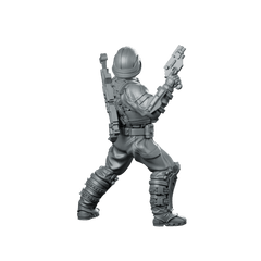 Cobra Infantry Trooper 6 Miniature Sci - Fi Soldier - Papsikels Miniatures - We Print Miniatures