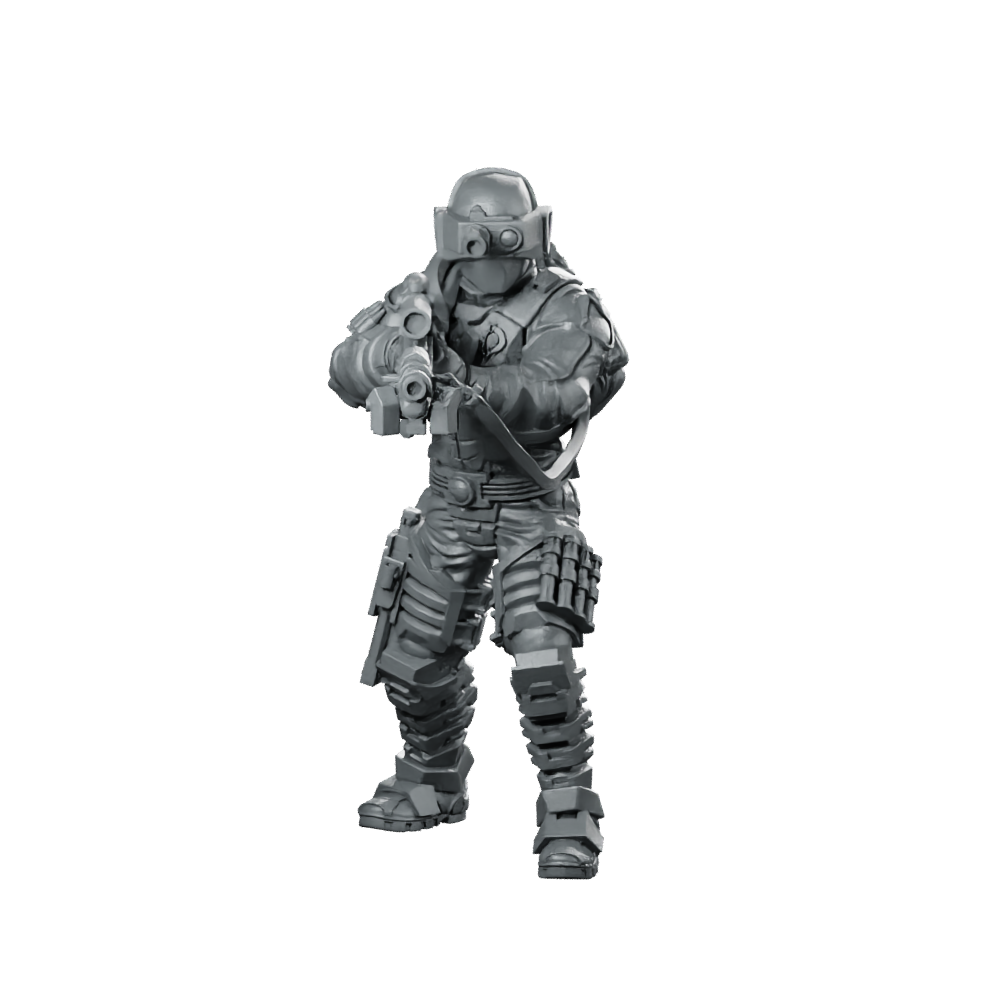 Cobra Night Viper Trooper 2 Tactical Trooper Miniature 360 Spin 01