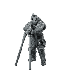 Cobra Night Viper Trooper 5 Heavy Gunner Miniature 360 Spin 01