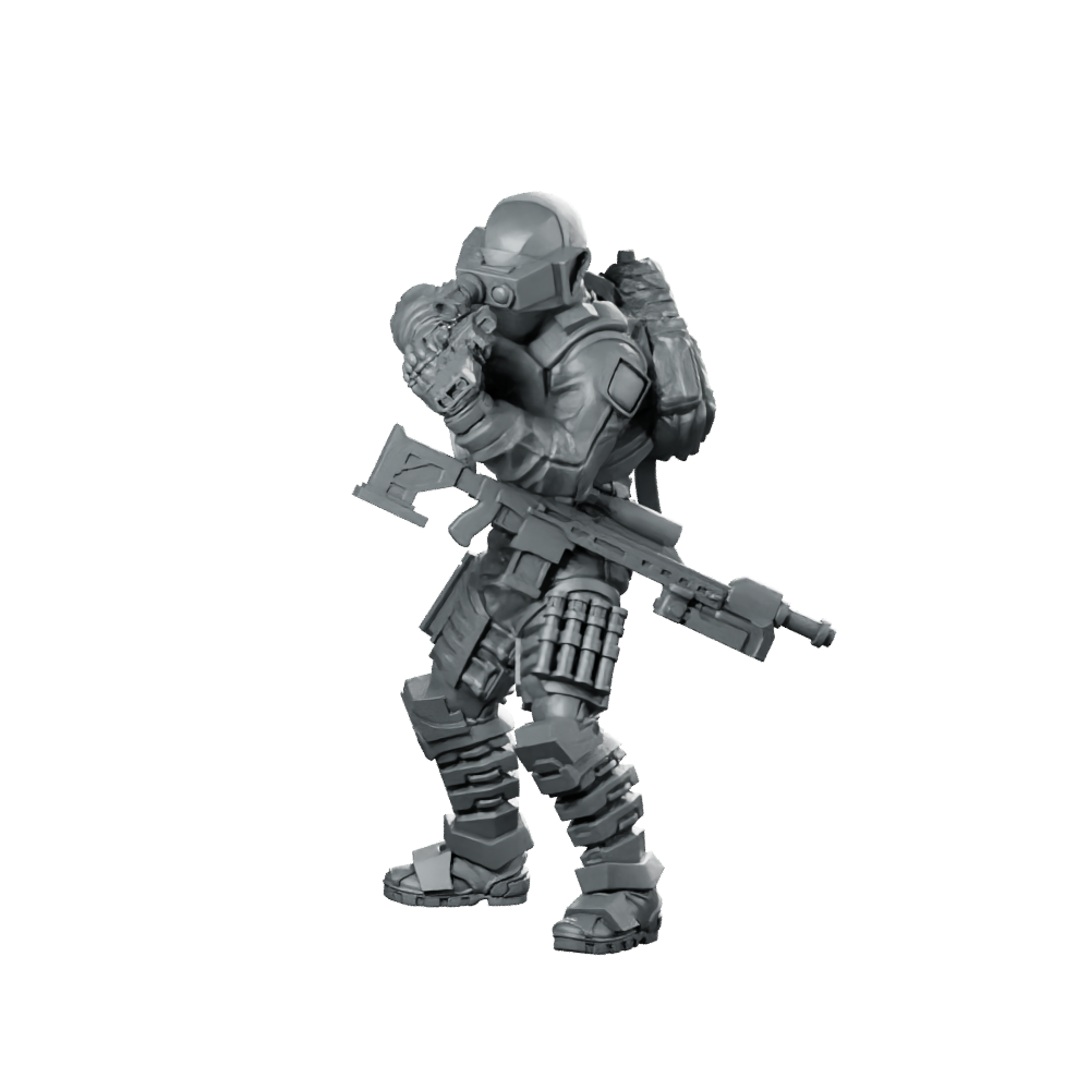 Cobra Night Viper Trooper 6 Tactical Trooper Miniature 360 Spin 01