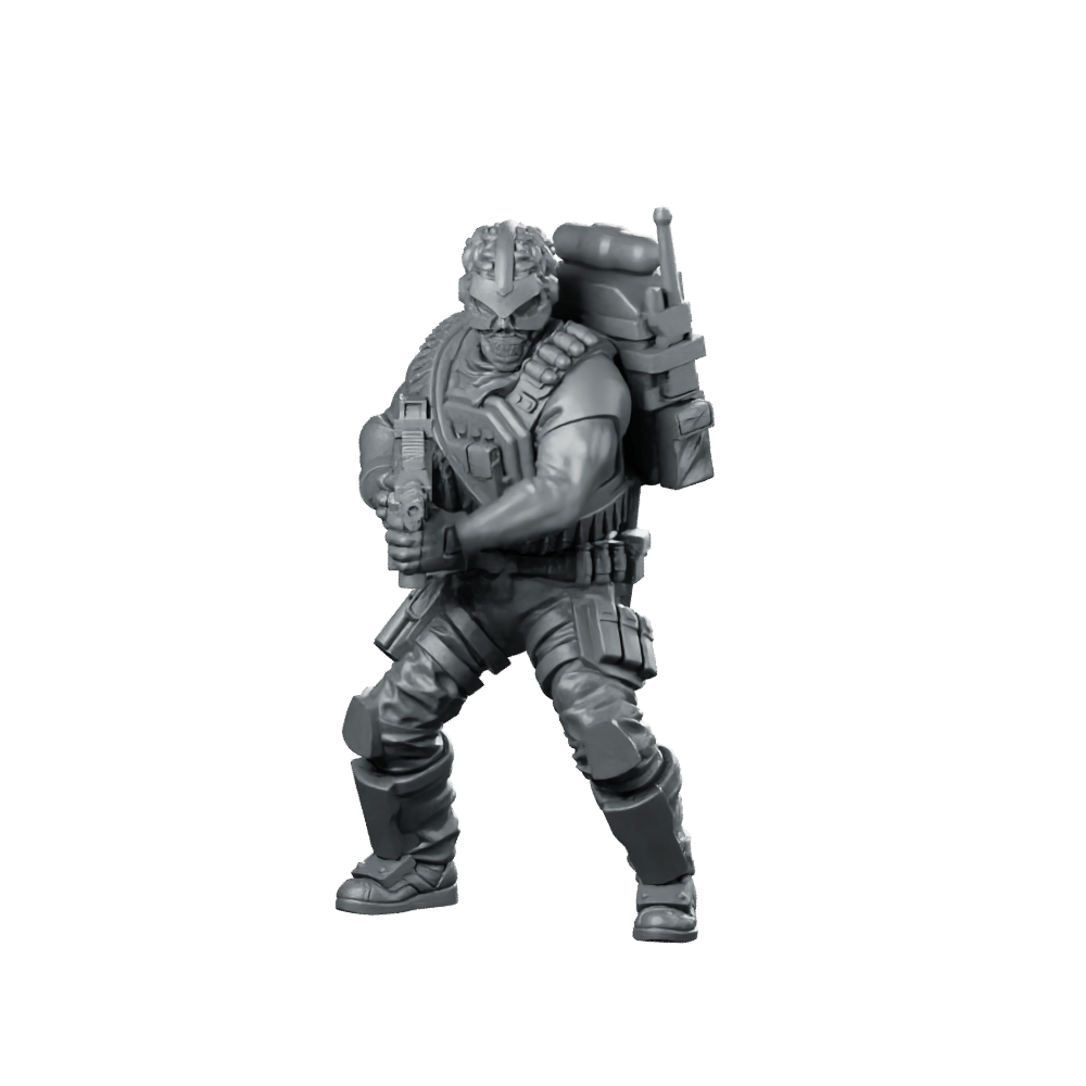 Cobra Range Viper Trooper 1 Miniature Tactical Sci - Fi - Papsikels Miniatures - We Print Miniatures