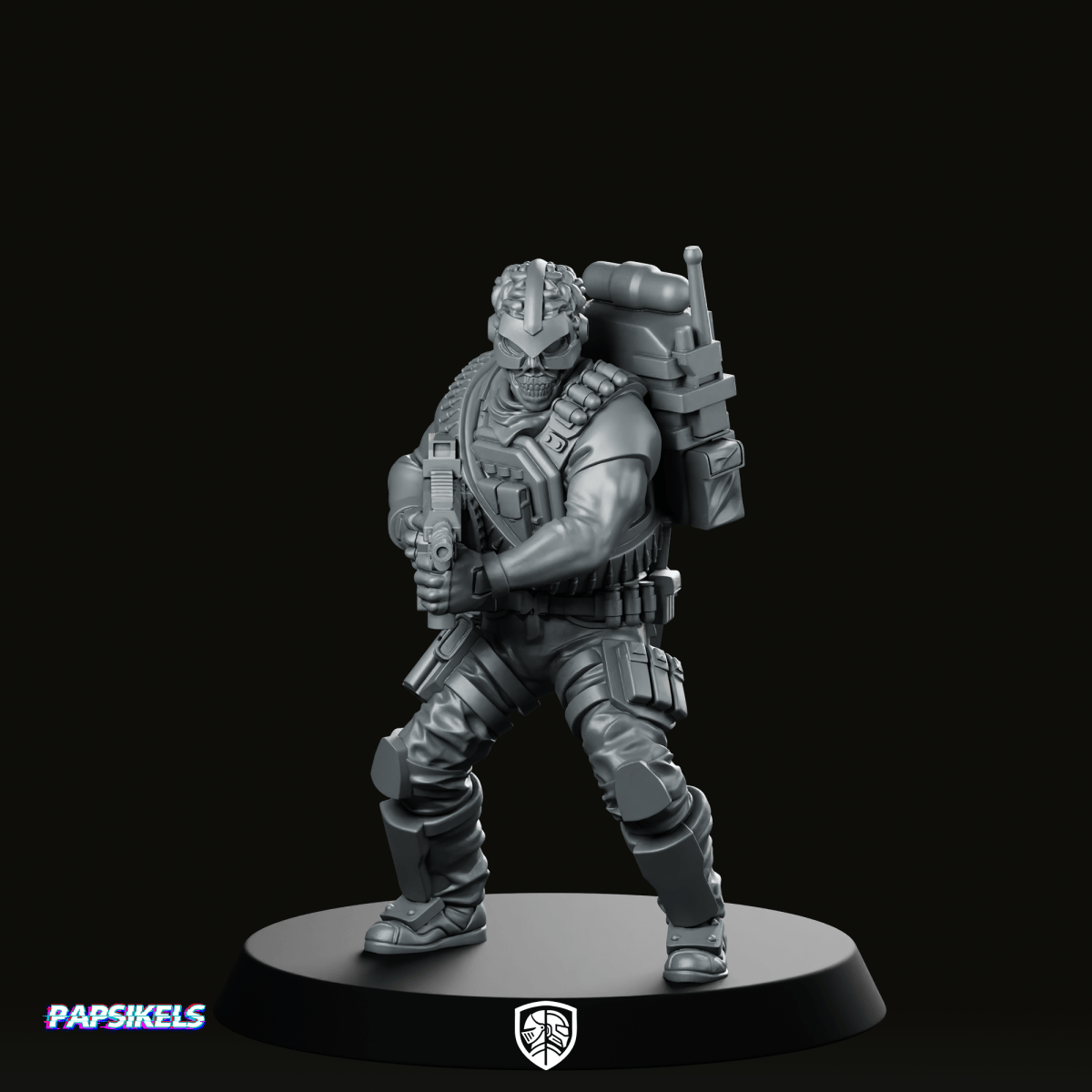 Cobra Range Viper Trooper 1 Miniature - Papsikels Miniatures - We Print Miniatures