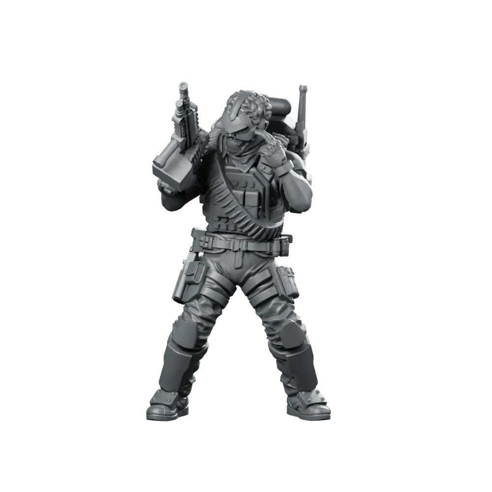 Cobra Range Viper Trooper 5 Miniature Sci - Fi Heavy - Papsikels Miniatures - We Print Miniatures