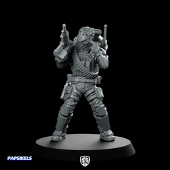 Cobra Range Viper Trooper 5 Miniature Sci - Fi Heavy - Papsikels Miniatures - We Print Miniatures