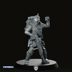 Cobra Range Viper Trooper 6 Miniature Sci - Fi Salute - Papsikels Miniatures - We Print Miniatures