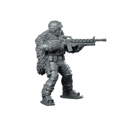 Cobra Snow Serpent Trooper 1 Miniature Winter Sci - Fi - Papsikels Miniatures - We Print Miniatures