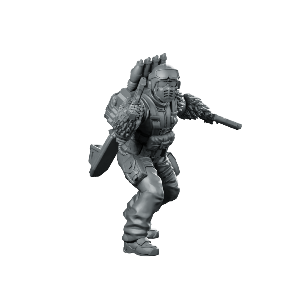 Cobra Snow Serpent Trooper 3 Miniature Arctic - Papsikels Miniatures - We Print Miniatures