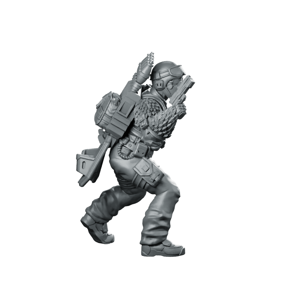 Cobra Snow Serpent Trooper 3 Miniature Arctic - Papsikels Miniatures - We Print Miniatures