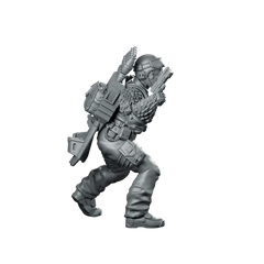 Cobra Snow Serpent Trooper 3 Miniature Arctic - Papsikels Miniatures - We Print Miniatures
