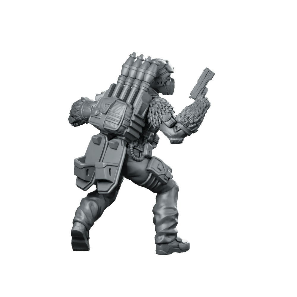 Cobra Snow Serpent Trooper 3 Miniature Arctic - Papsikels Miniatures - We Print Miniatures