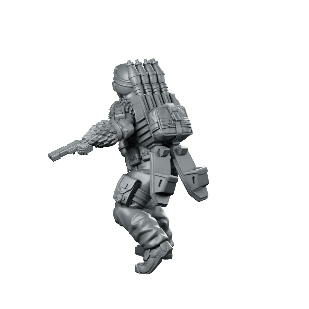 Cobra Snow Serpent Trooper 3 Miniature Arctic - Papsikels Miniatures - We Print Miniatures