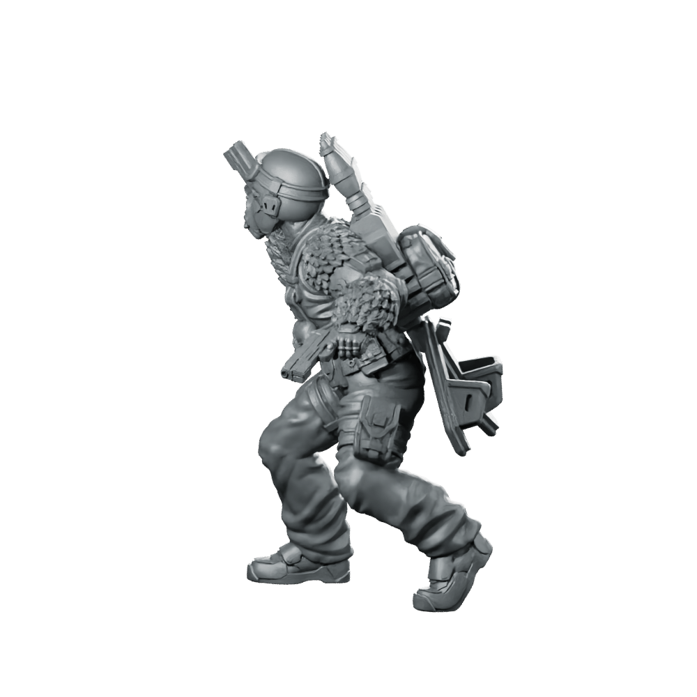 Cobra Snow Serpent Trooper 3 Miniature Arctic - Papsikels Miniatures - We Print Miniatures