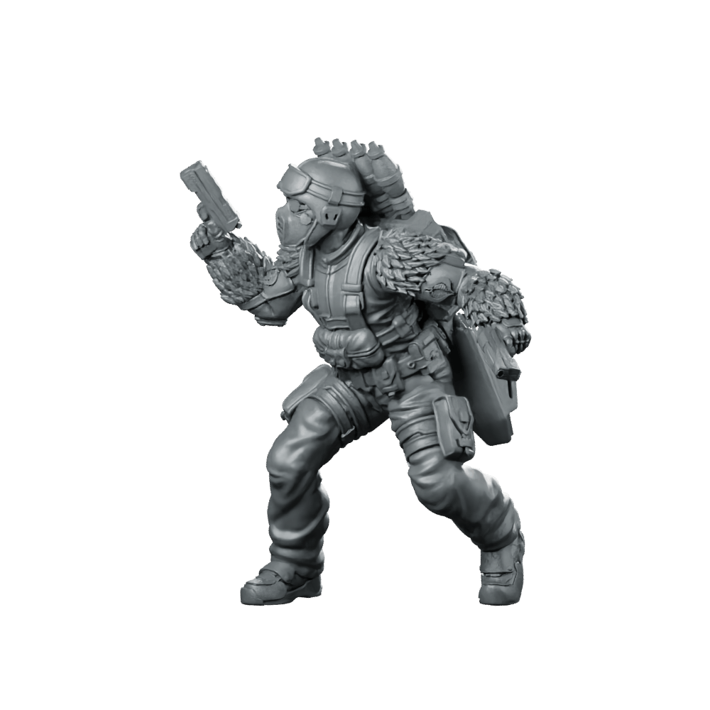 Cobra Snow Serpent Trooper 3 Miniature Arctic - Papsikels Miniatures - We Print Miniatures