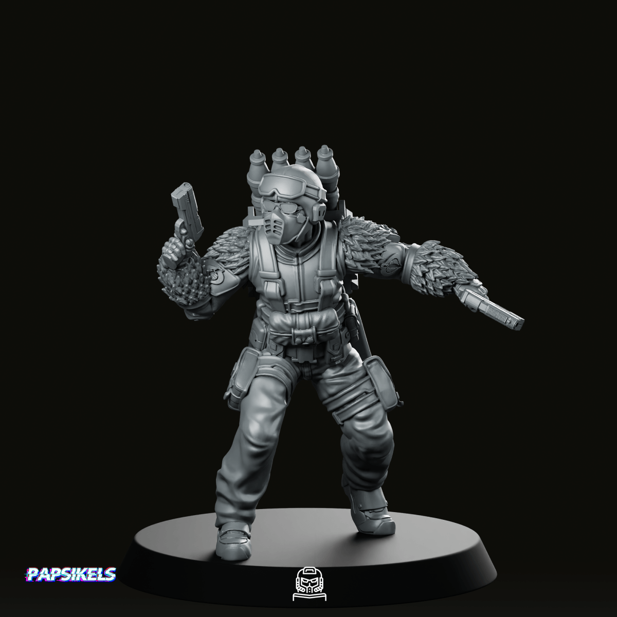 Cobra Snow Serpent Trooper 3 Miniature - Papsikels Miniatures - We Print Miniatures
