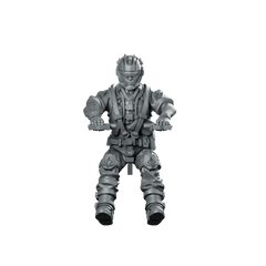 Cobra Tele Viper Hover Bike Rider Miniature - Papsikels Miniatures - We Print Miniatures