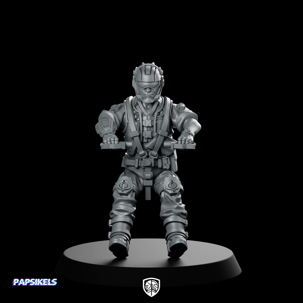 Cobra Tele Viper Hover Bike Rider Miniature